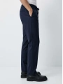 Erkek Beli Lastikli Likralı Joger Pantolon-Lacivert