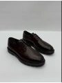 Erkek Bagcıklı Deri Eva Taban Ayakkabı-Kahverengi