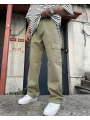 Erkek Bagy Kalıp Cepli Kargo Pantolon - Haki