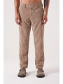 Erkek Bagy Kalıp Kadife Pantolon - Bej