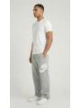 Erkek Beli Lastikli Bagy Kalıp Paçası Lastikli Eşofman -Gri
