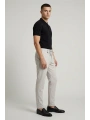 Erkek Beli Lastikli Joger Pantolon-Taş