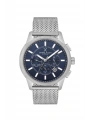 Erkek D.K 10884-4 Hasır Metal Kordonlu Exclusive Erkek Kol Saati -Gri Lacivert