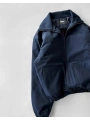 Erkek Dar Kesim Jel Dolgu Ribanalı Hakim Yaka Mont- Lacivert