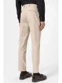 Erkek Dar Kesim Kanvas Pantolon -Bej
