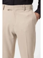 Erkek Dar Kesim Kanvas Pantolon -Bej