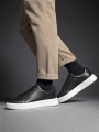 Erkek Eva Taban Sneakers Ayakkabı- Siyah Beyaz