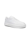 Erkek Eva Taban Snekars Bağcıklı Günlük Sporl Ayakkabı -Beyaz