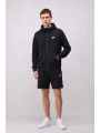 Erkek Nike Fermuarlı Kapüşonlu Hırka - Siyah