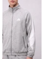 Erkek Normal Adidas Fermuarlı EşofmanTakım - Gri