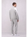 Erkek Normal Adidas Fermuarlı EşofmanTakım - Gri