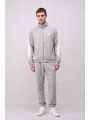 Erkek Normal Adidas Fermuarlı EşofmanTakım - Gri