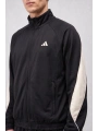 Erkek Normal Adidas Fermuarlı EşofmanTakım - Siyah