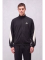 Erkek Normal Adidas Fermuarlı EşofmanTakım - Siyah