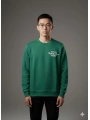 Erkek Normal Kalıp Keep Rısıng Yazılı Sweat- Yeşil