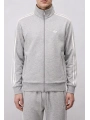 Erkek Owersize Adidas Fermuarlı EşofmanTakım - Gri