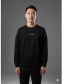 Erkek Owersize Frıends Yazılı Sweat- Siyah