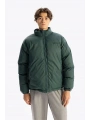 Erkek Owersize Jel Dolgu Şişme Mont-Yeşil