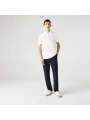 Erkek Polo Yaka Lacoste Pamuk Tişört - Beyaz