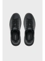 Erkek Snekars Guees Günlük Deri Spor Ayakkabı- Siyah-Siyah