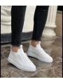 Erkek Tarz Casual Sneaker Günlük Spor Bez Ayakkabı -Siyah-Beyaz
