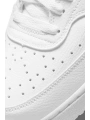 Unisex Deri Nike Court Vision Günlük Spor Ayakkabı-Beyaz-Beyaz