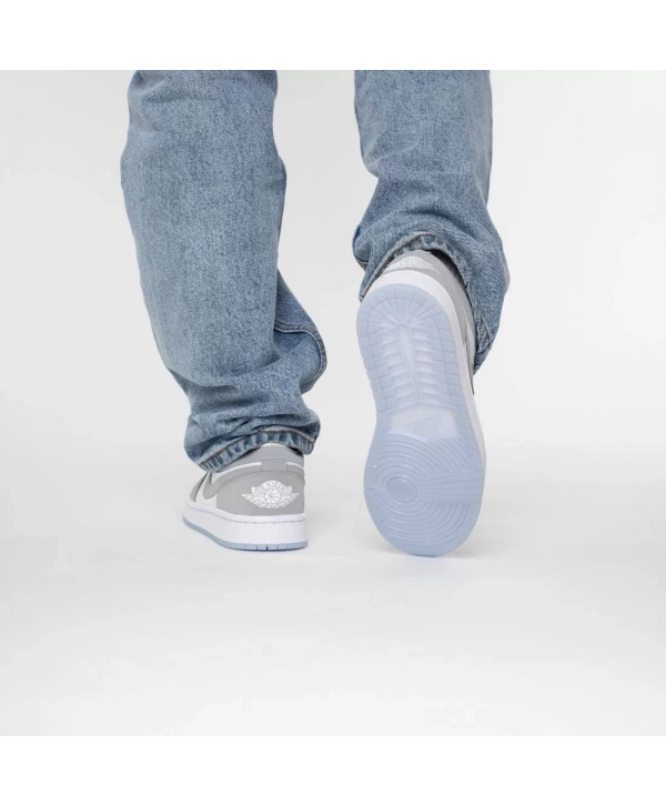 Erkek Nıke Aır Jordon Mini - Gri-Beyaz