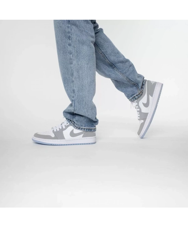 Erkek Nıke Aır Jordon Mini - Gri-Beyaz