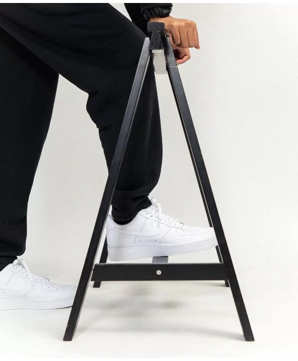 Unisex Deri Airforce Günlük Spor Ayakkabı-Beyaz-Beyaz