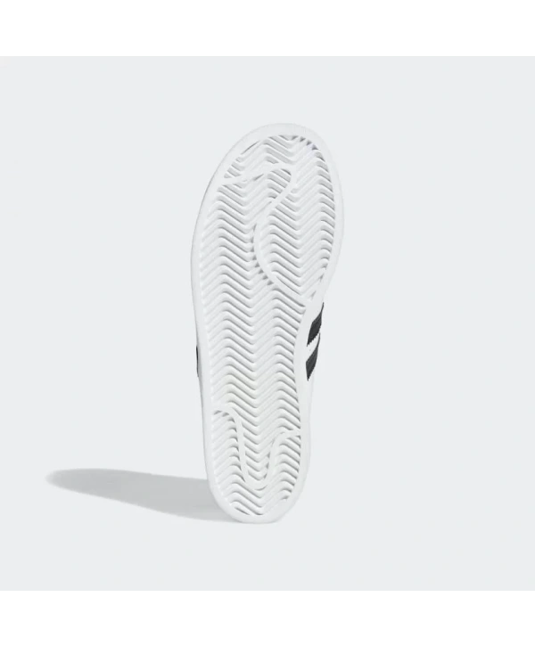 Unisex Deri Superstar Günlük Spor Ayakkabı-Beyaz-Siiyah