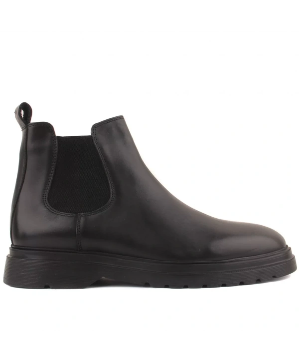 Yeni Sezon Erkek Eva Taban Deri Chelsea Casual Bot - Siyah