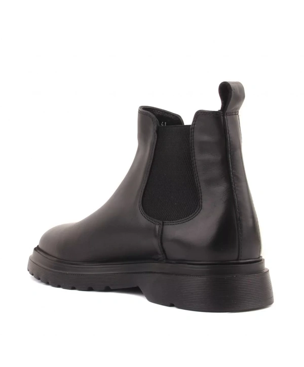 Yeni Sezon Erkek Eva Taban Deri Chelsea Casual Bot - Siyah