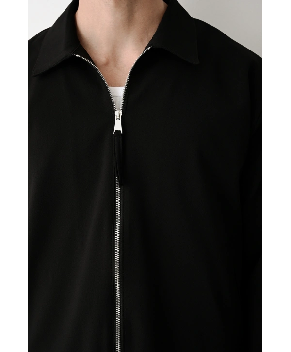 Erkek Polo Yaka İnce Baharlık Mont- Siyah