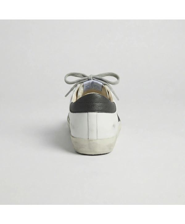 Golden Rose Hakiki Deri Logolu Sneaker Erkek Ayakkabı -Beyaz