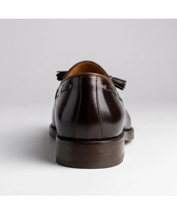 Erkek Klasik Corcik Açma Deri Ayakkabı-Kahverengi