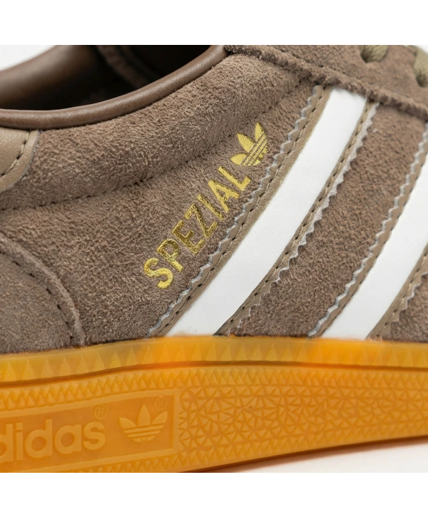 Adidas Kauçuk Taban Spezıal Ayakkabı -Sütlü Kahve Beyaz
