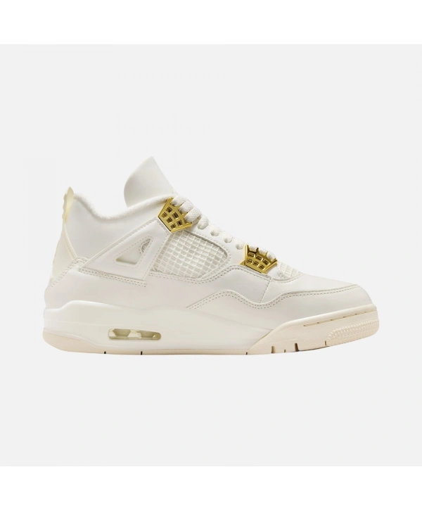 Nıke Aır Jordan 4 Retro Spor Ayakkabı - Beyaz Gold