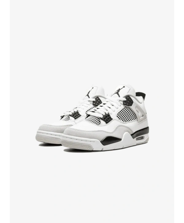 Nıke Aır Jordan 4 Retro Spor Ayakkabı - Beyaz Siyah