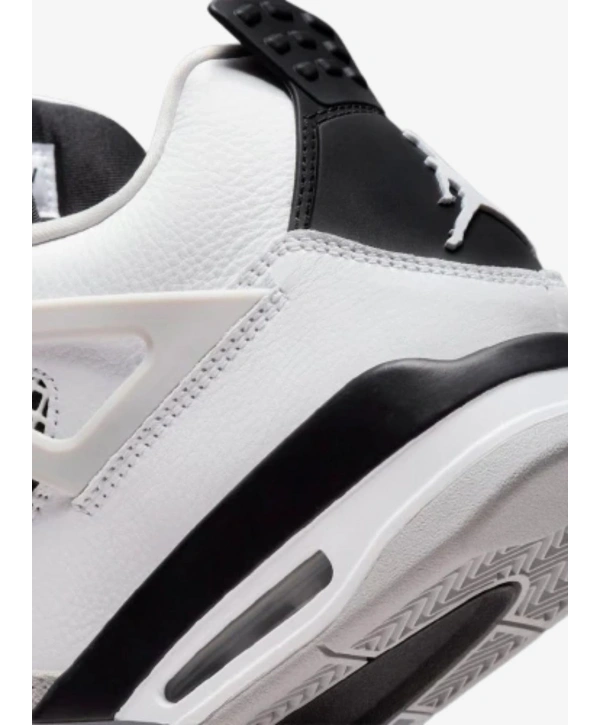 Nıke Aır Jordan 4 Retro Spor Ayakkabı - Beyaz Siyah