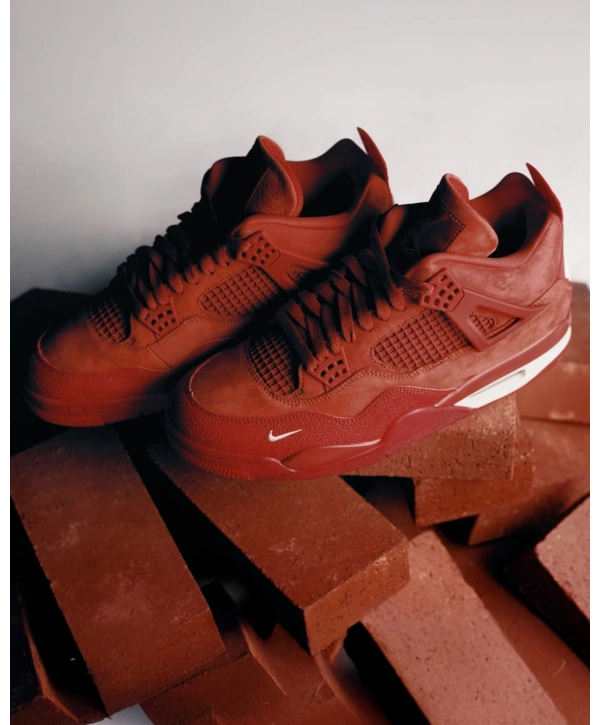 Nıke Aır Jordan 4 Retro Spor Ayakkabı - Kırmızı