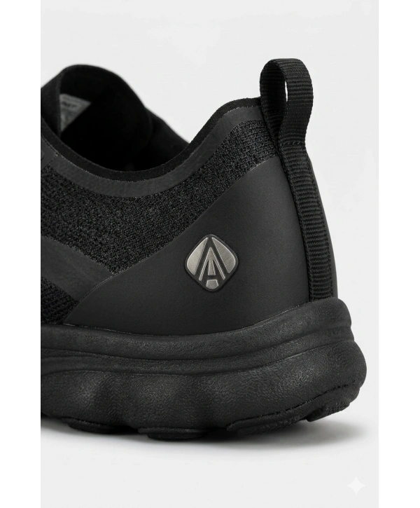 Erkek Akıllı Taban Spor Ayakkabı- Siyah