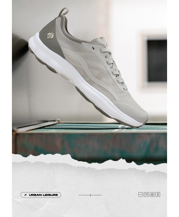 Erkek Akıllı Taban Spor Ayakkabı- Gri