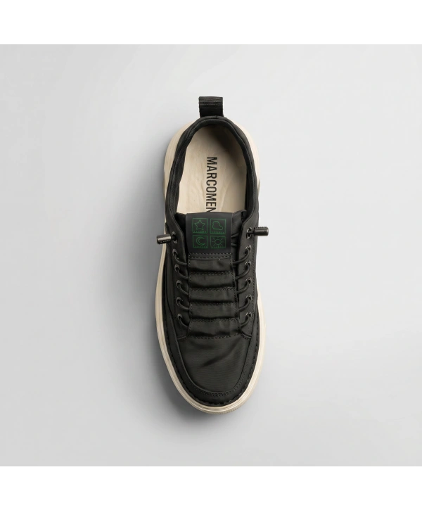 Erkek Akıllı Taban Snekars Ayakkabı- Siyah