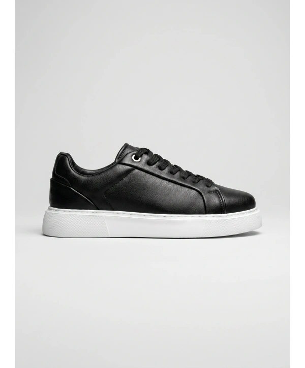 Erkek Eva Taban Sneakers Ayakkabı- Siyah Beyaz