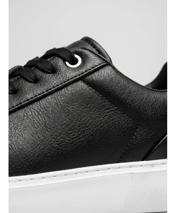 Erkek Eva Taban Sneakers Ayakkabı- Siyah Beyaz