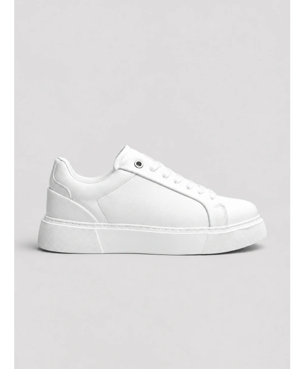 Erkek Eva Taban Sneakers Ayakkabı- Beyaz-Beyaz