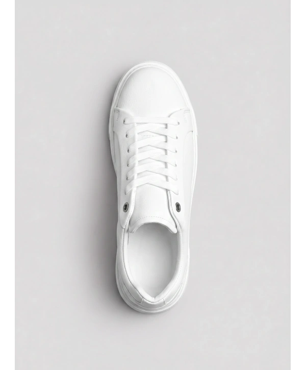 Erkek Eva Taban Sneakers Ayakkabı- Beyaz-Beyaz