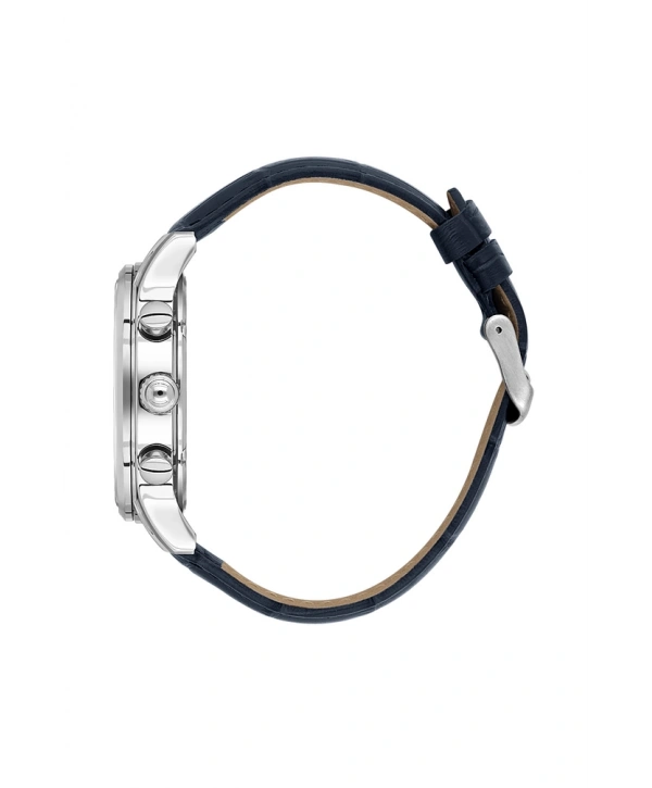 DKE 10557.2 Deri kordonlu Exclusive Erkek Kol Saati -Lacivert