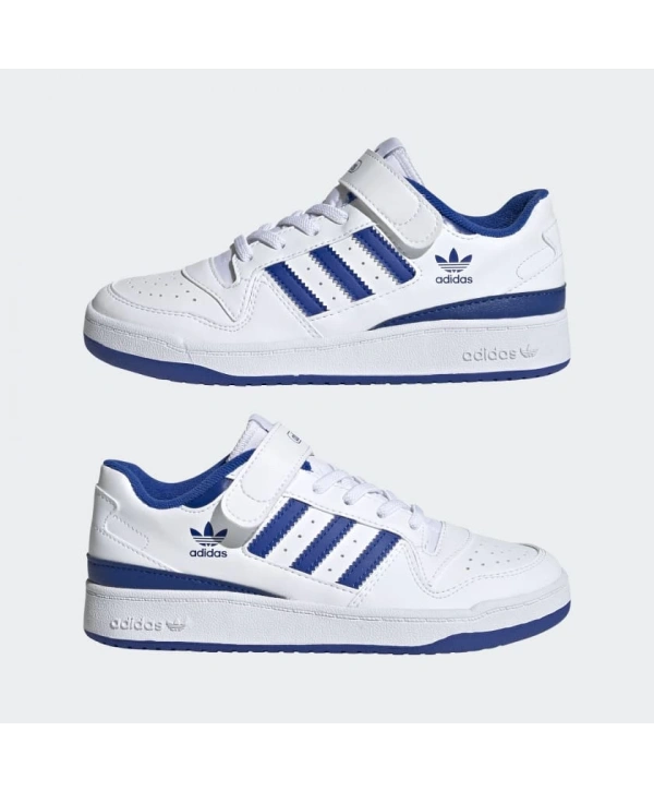 Erkek Adidas Forum 84 Low Brown İthal Spor Ayakkabı -Beyaz -Mavi