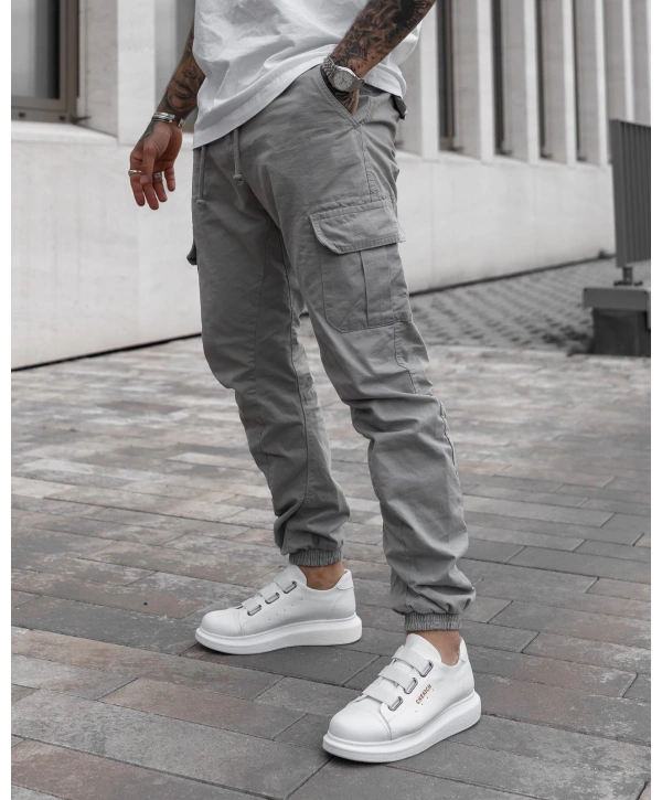 Erkek Bağcıksız Eva Taban Günlük Spor Ayakkabı -Beyaz